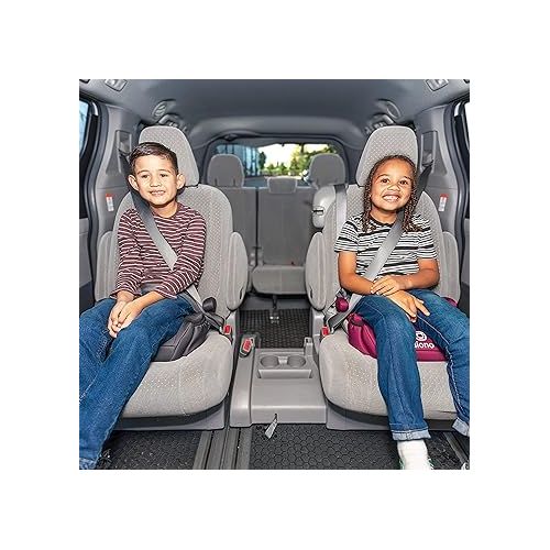  Diono Cambria 2 XL 2022 & Solana, No Latch, Pack of 2 Backless Booster Car Seats, Lightweight, Machine Washable Covers, Cup Holders, Black