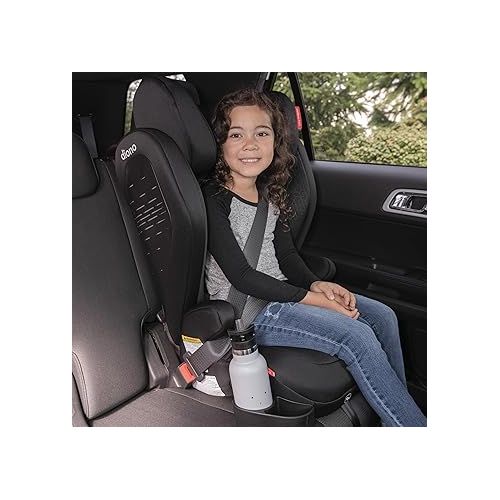  Diono Monterey 4DXT Latch, 2-in-1 High Back Booster Car Seat with Expandable Height, Width, Advanced Side Impact Protection, 8 Years 1 Booster, Black