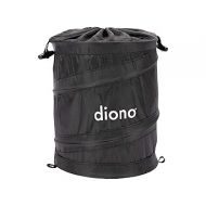 Diono Pop-up Trash Bin, Collapsible Car Trash Can Portable, Small, Leak Proof, Perfect For Keeping Car Clean, Black