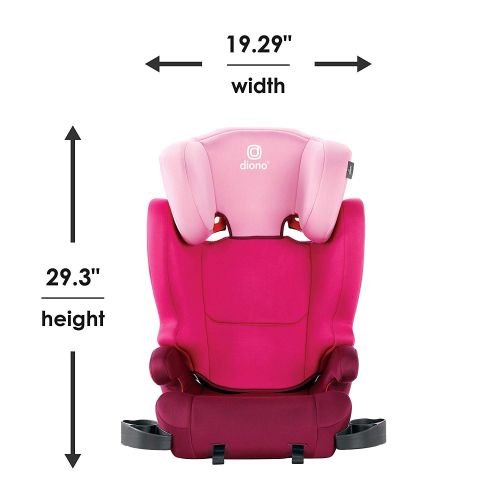  Diono Cambria 2 High-Back Booster Seat, Black