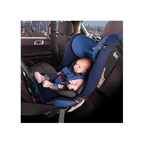 Diono Radian 3RXT SafePlus, 4-in-1 Convertible Car Seat, Rear and Forward Facing, SafePlus Engineering, 3 Stage Infant Protection, 10 Years 1 Car Seat, Slim Fit 3 Across, Blue Sky