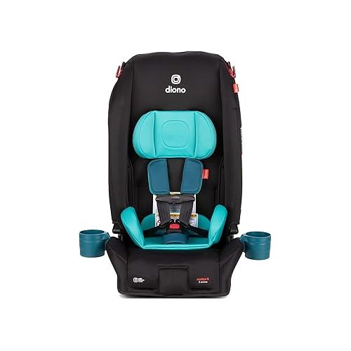  Diono Radian 3R Comfort Travel Kit, Infant Car Seat Accessory, Compatible with Radian 3R, 7-Piece Kit (2 Harness Pads, 1 Buckle Pad, Head Cushion, Seat Cushion, 2 Cupholders), Blue Razz Ice