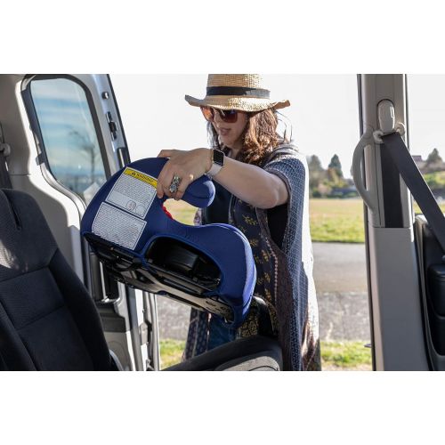  [아마존베스트]Diono Solana 2 No Back Child Booster Seat, Blue, 40-120 Pounds