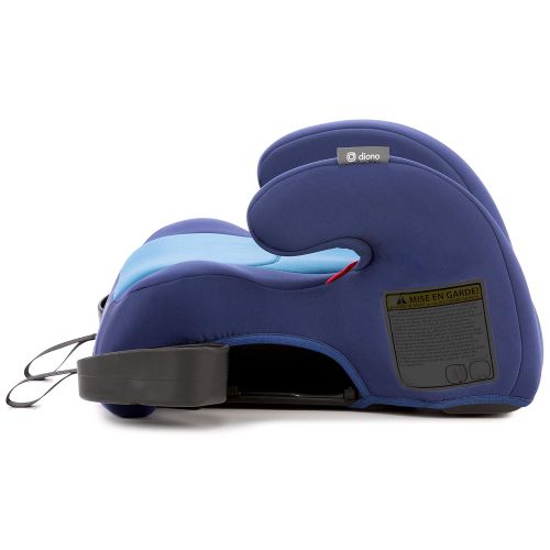  [아마존베스트]Diono Solana 2 No Back Child Booster Seat, Blue, 40-120 Pounds