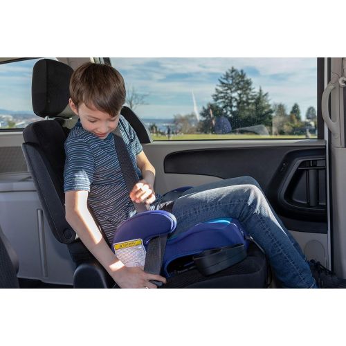  [아마존베스트]Diono Solana 2 No Back Child Booster Seat, Blue, 40-120 Pounds