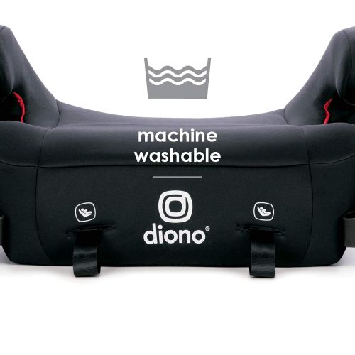  Diono Solana 2 XL, Dual Latch Connectors, Lightweight Backless Belt-Positioning Booster Car Seat, 8 Years 1 Booster Seat, Black