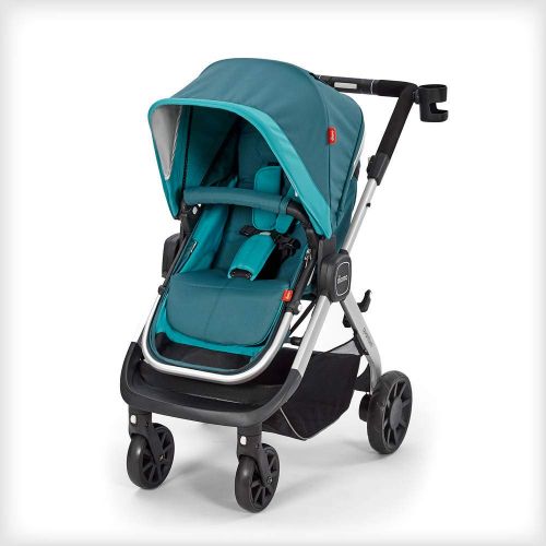  Diono Quantum 2-in-1 Multi-Mode Stroller, for Children from Birth to 50 Pounds, Midnight