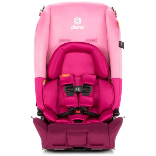  Diono Radian 3RX All-in-One Convertible Car Seat  Extended Rear-Facing 5-45 Pounds, Forward-Facing to 65 Pounds, Booster to 120 Pounds - The Original 3 Across, Pink