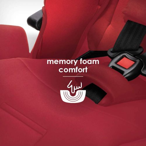  Diono Radian 3R, 3-in-1 Convertible Car Seat, Rear Facing & Forward Facing, 10 Years 1 Car Seat, Slim Fit 3 Across, Red Cherry