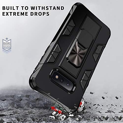  [아마존베스트]Dionsibei Samsung Galaxy Note 8 Case Military Grade Built-in Kickstand Case with Stand Holster Armor Heavy Duty Shockproof Cover Protective Case for Samsung Galaxy Note 8 Phone Case (Black)