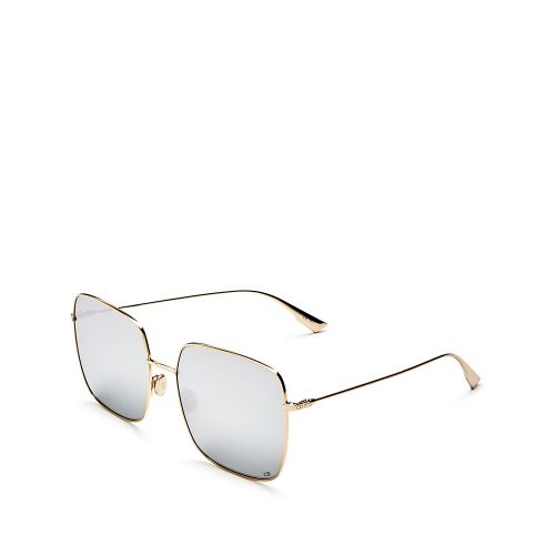  Dior Womens Stellaire1 Mirrored Square Sunglasses, 59mm