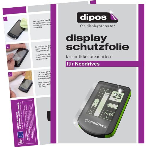  Dipos dipos I 5X Schutzfolie klar passend fuer Neodrives E-Bike Display Smart MMI Folie Displayschutzfolie
