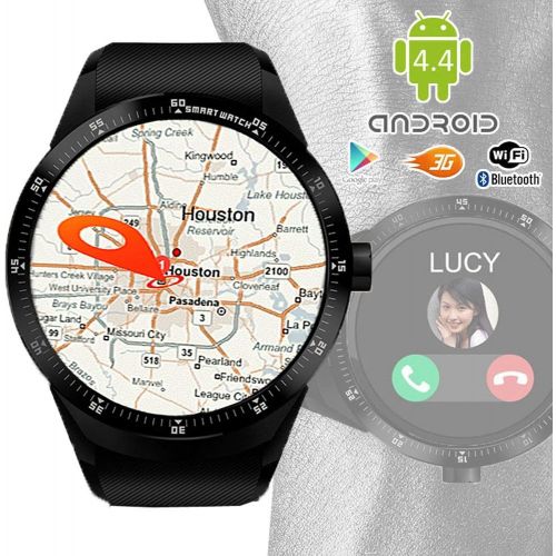  DirAction OEM Smart Watch Unlock Android V. 4.04 Watch Phone  Dual Core  4G Ram  1.54 TFT  Bluetooth  Wifi  GPS tracker Full size SIM & Micro SD card slot  GSM, GPRS,EDGE, HSPA