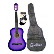 Directly Cheap Acoustic Guitar Pack, Light Purple + Accessories + DVD, 78 (GA3810R-PLS)