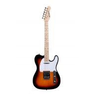 Directly Cheap Full Size 39 Inch Sunburst Electric Guitar and Amplifier [Telecaster Style] T-Style with “Learn to Play Guitar DVD”, and Free Carrying Bag and Strap, Cable & DirectlyCheap(TM) Blue