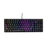 Dirkshop Mechanical Gaming Keyboard Compact 98 Key Mechanical Computer Keyboard -USB Connection Multi-Color Rainbow programmable RGB with Blue Switches,for Windows PC Gamers