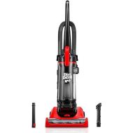 Dirt Devil Multi-Surface+ Upright Bagless Vacuum Cleaner Machine, for Carpet and Hard Floor, 4-Level Height Adjustment, Lighweight, Extended Filtration, UD76200V, Red