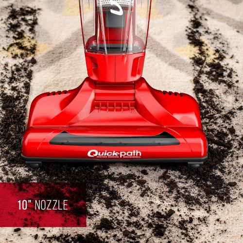  Dirt Devil Vibe 3-in-1 Vacuum Cleaner, Lightweight Corded Bagless Stick Vac with Handheld, SD20020, Red