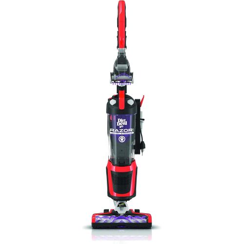  Dirt Devil Razor Pet Bagless Multi Floor Corded Upright Vacuum Cleaner with Swivel Steering, UD70355B, Red