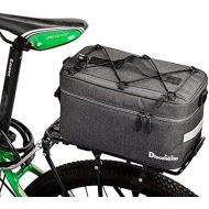 Disconano 8L Multifunctional Bicycle Rear Rack Bag Can Carry Basketball/Football/Helmet, Can Be Used as Hand Bag/Ice Bag/Lunch Bag