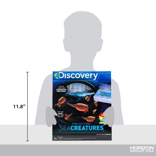  Discovery Kids Prehistoric Sea Creatures by Horizon Group USA, Great Stem Science Kit, Sea Creature Eggs, Sea Creature Food, Aquarium, Natural Sand & Poster Included