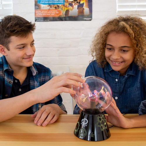  Discovery Touch & Sound Activated Plasma Globe by Horizon Group USA, Stem Science, Interactive Electronic Touch & Sound Sensitive Desk Lamp