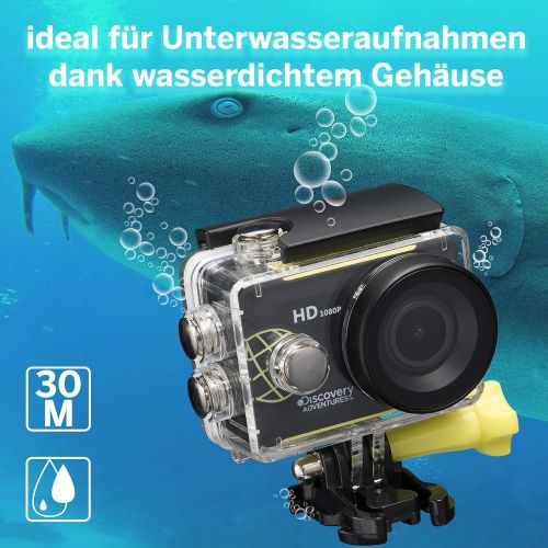  Discovery Adventures Scout Full-HD 1080p Action Camera with LCD Screen, 5.08cm (2Zoll) schwarz