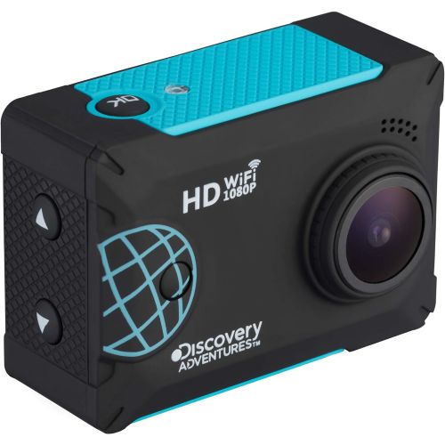  Discovery Adventures Full-HD 1080P WLAN Action Kamera Trek mit wasserdichtem Gehause schwarz