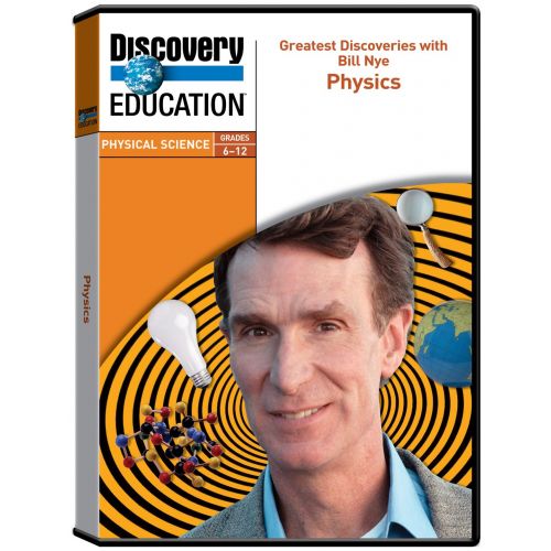 Discovery Education Greatest Discoveries with Bill Nye: Physics Video DVD