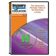 Discovery Education Interactive Periodic Table of the Elements DVD (Set of 4)