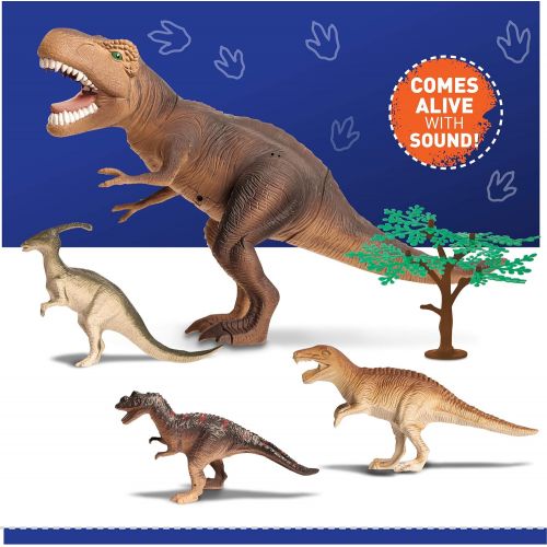  [아마존 핫딜] [아마존핫딜]Discovery Kids 5 Piece T-Rex Dinosaur Collection Toy Set