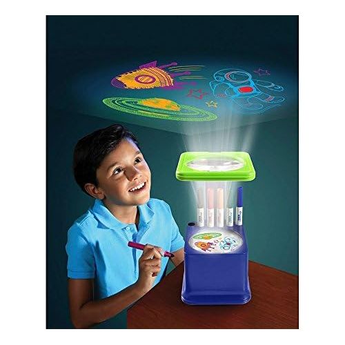  Discovery Kids Wall and Ceiling Art / Sketch Projector with Markers (Assorted Colors)