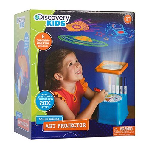  Discovery Kids Wall and Ceiling Art / Sketch Projector with Markers (Assorted Colors)