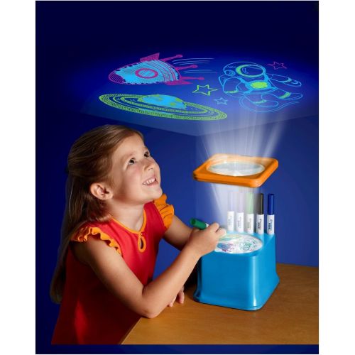  Discovery Kids Wall and Ceiling Art / Sketch Projector with Markers (Assorted Colors)