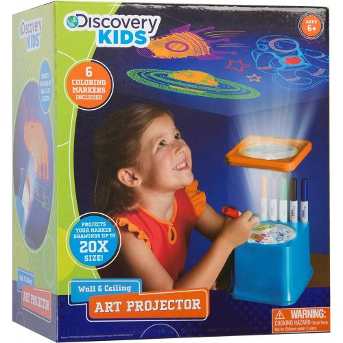  Discovery Kids Wall and Ceiling Art / Sketch Projector with Markers (Assorted Colors)