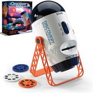 Discovery Kids Discovery #MINDBLOWN 2-in-1 Reversible Planetarium Space Projector ? 360-Degree Rotation ? Moving Stars Mode and Stationary Viewfinder Mode