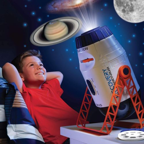  Discovery Kids Discovery #MINDBLOWN 2-in-1 Reversible Planetarium Space Projector ? 360-Degree Rotation ? Moving Stars Mode and Stationary Viewfinder Mode