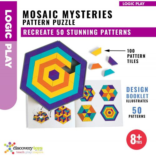  [아마존베스트]Mosaic Mysteries Pattern Puzzle by Discovery Toys