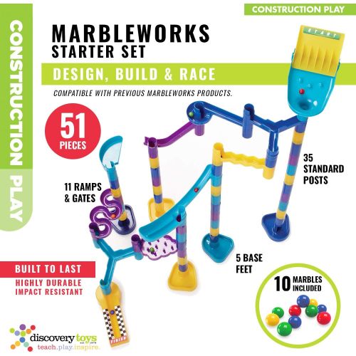  [아마존베스트]Discovery Toys MARBLEWORKS Marble Run Starter Set