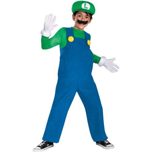 제네릭 Generic Luigi Deluxe Child Halloween Costume