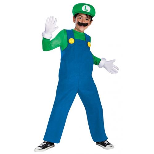 제네릭 Generic Luigi Deluxe Child Halloween Costume
