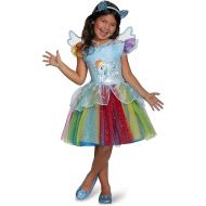 Disguise Rainbow Dash Tutu Deluxe My Little Pony Costume, X-Small/3T-4T Blue