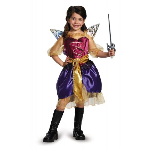  Disguise Disneys The Pirate Fairy Pirate Zarina Classic Girls Costume, X-Small/3T-4T