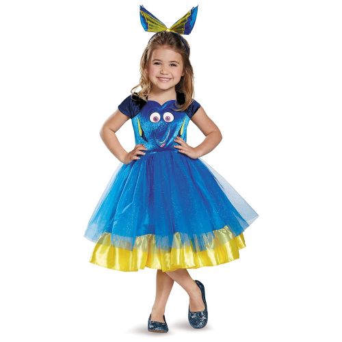  Disguise Dory Toddler Tutu Deluxe Finding Dory Disney/Pixar Costume, Medium/3T-4T