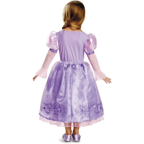  Disguise Girls Princesses Rapunzel Dress Gown Halloween Costume