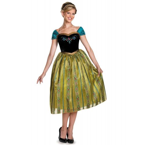  Disguise Womens Frozen Anna Coronation Deluxe Costume