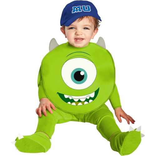 디즈니 [아마존베스트]Disguise Costumes Disney Pixar Monsters University Mike Classic Infant, Green/White/Blue, 12-18 Months