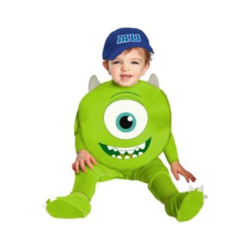 디즈니 [아마존베스트]Disguise Costumes Disney Pixar Monsters University Mike Classic Infant, Green/White/Blue, 12-18 Months