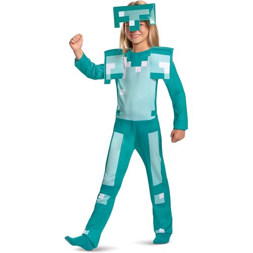  Disguise Minecraft Armor Boys Jumpsuit Costume