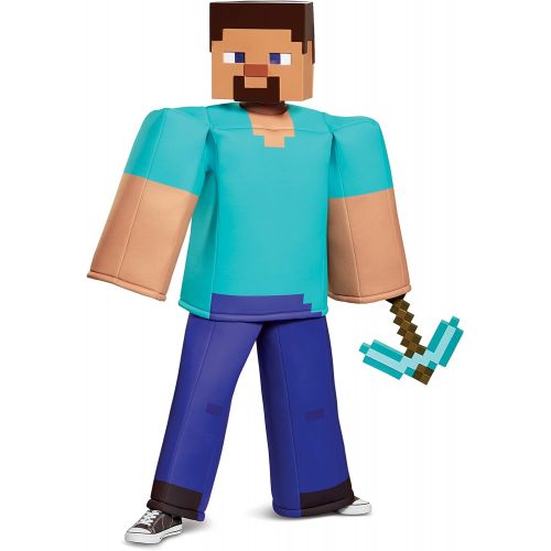  Disguise Steve Prestige Minecraft Costume, Multicolor, Small (4-6)